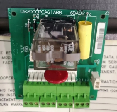 DS200CPCAG1A GE Contactor Pilot Board 12-pin Connector And 2-pin Connectors Four Wiring Terminals