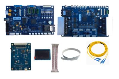 Melhor impressora a jato de tinta UV Control Board do leito de Double Head I3200 USB2.0 da impressora
