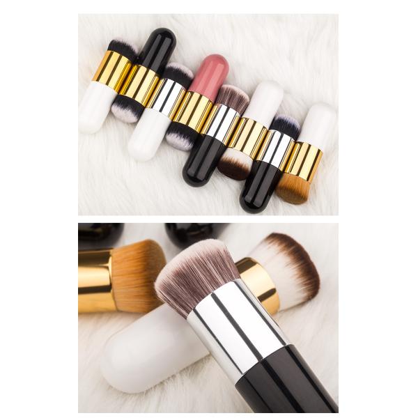 Professional Chubby Pier Foundation Brush 5 colors Makeup Brush Flat Cream Makeup Brushes Cosmetic Make-up Brush