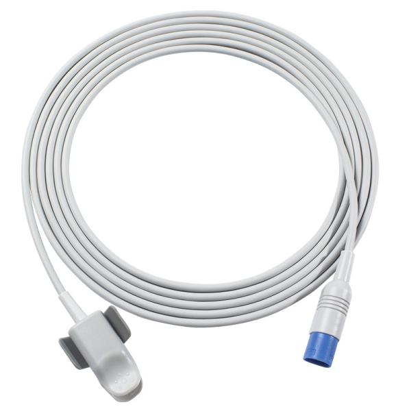 P-Hilips M1196A Reusable Adult Finger Clip SpO2 Sensor Rectangle 8Pin