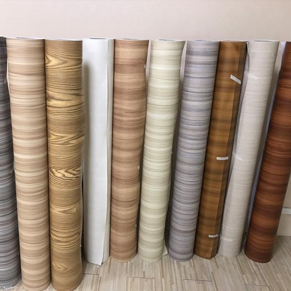 Décoration de la maison Film autoadhésif en PVC Film stratifié en PVC en relief