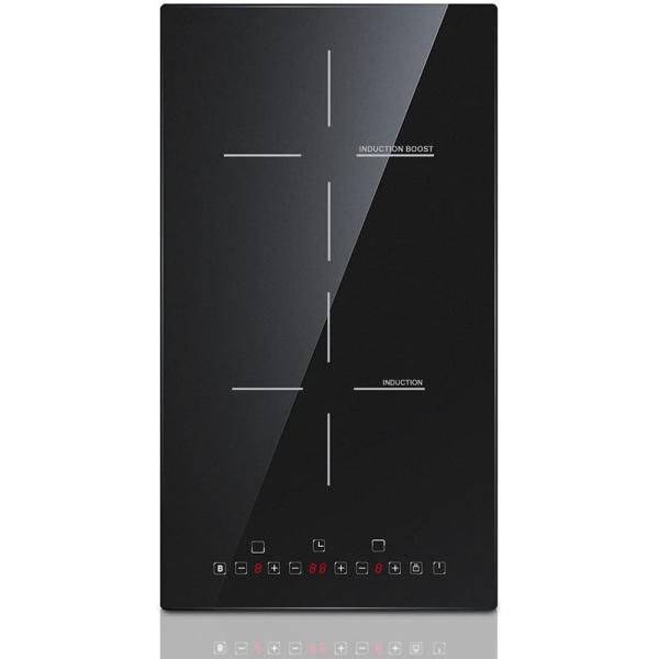 12'' 3.5KW Vitro Ceramic Touch Induction Stove Digital Timing Control