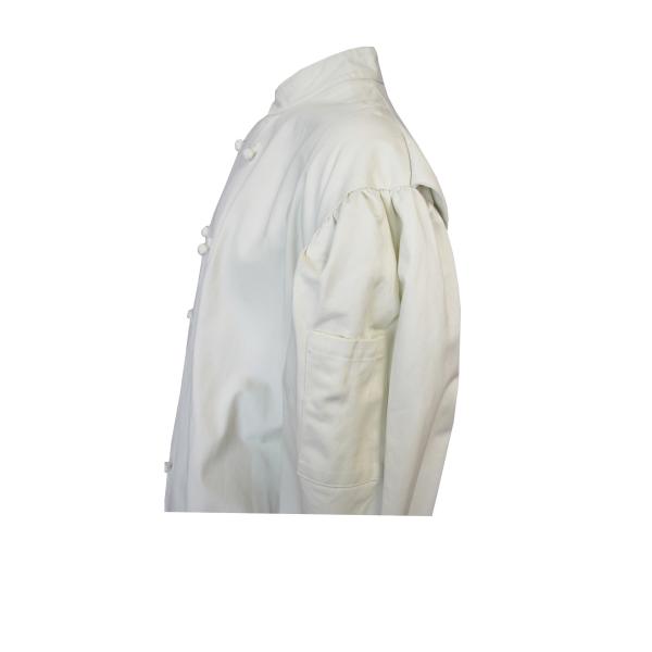 240GSM Chef Uniform Work Wear Polyester 65% Cotton 35% White Coat