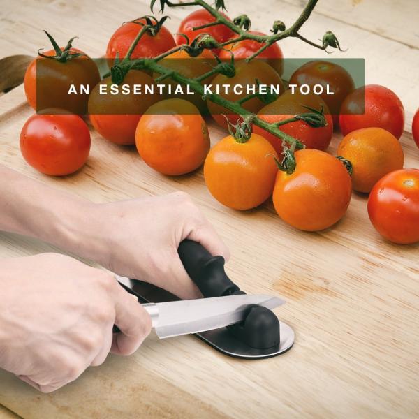 Manual Tungsten Steel Kitchen Knife Sharpener , 2 Stage Small Knife Sharpener