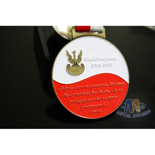 Zinc alloy Swinning Sports Marathon Metal Award Medals Soft Enamel 3d Die casting Medallion