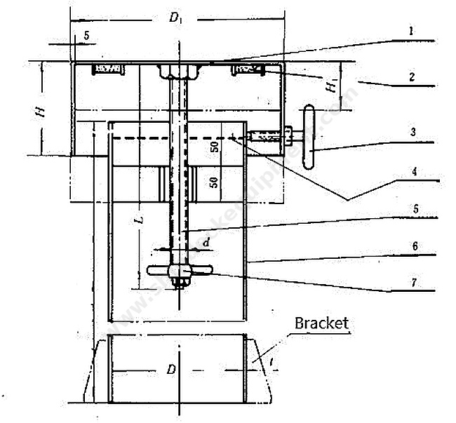 150-350 mm Weathertight Marine Mushroom Ventilator | GB 3887-83 Type A