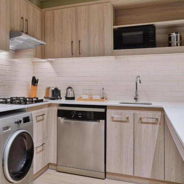 Hôtel Mini Armoire de Cuisine Ensemble Moderne en bois Design personnalisé Meubles de cuisine Appartement Utilisation