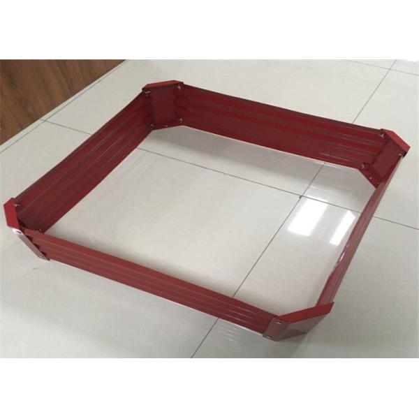 На открытом воздухе коробки сада металла, дом гальванизированный поднятый металлом годный для повторного использования материал кроватей