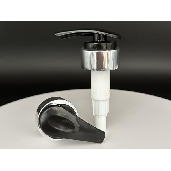 Быстрая доставка не разливная черная серебряная лосьонная насос для роскошной косметической упаковки крема для тела