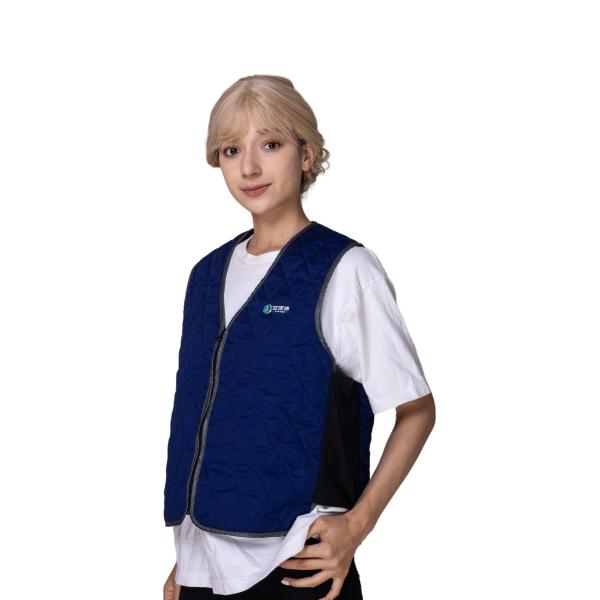 Método de tejido de punto Medio ambiente caliente Evaporación del agua Vestido de enfriamiento para uso al aire libre