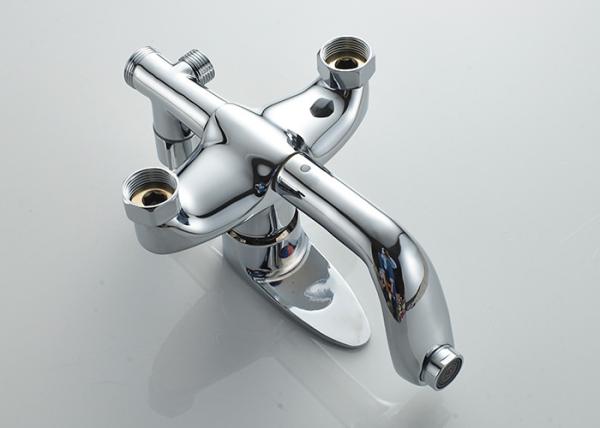 Wall Mounted Bathtub Shower Fixtures , Shower Bath Set ROVATE With Metered Faucets