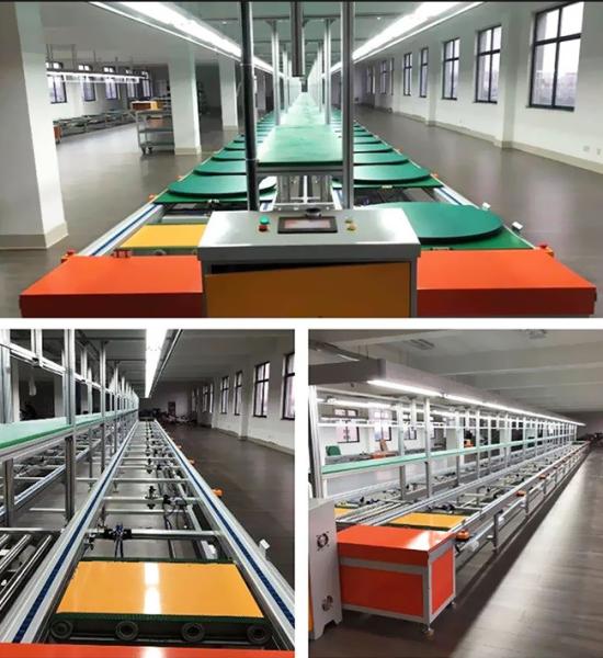 Energy-Efficient Double Speed Chain Assembly Line for rice cooker for CARST