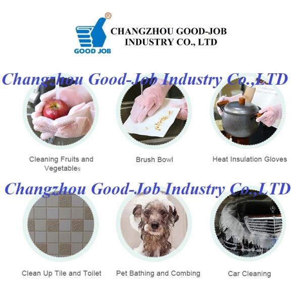 Dishwashing силикона Eco перчатки работы дружелюбного BPA свободного защитные