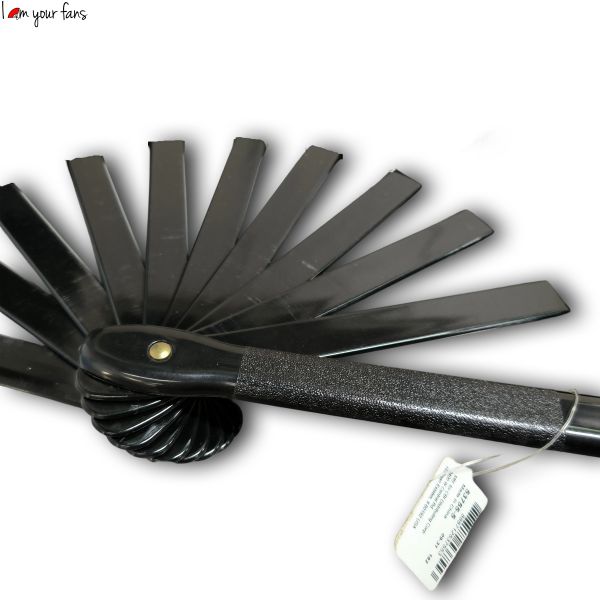 Hot Selling Personalized 33cm Large Clack Fan Rave Festival Fans Kungfu Hand Fans for Party, Dance