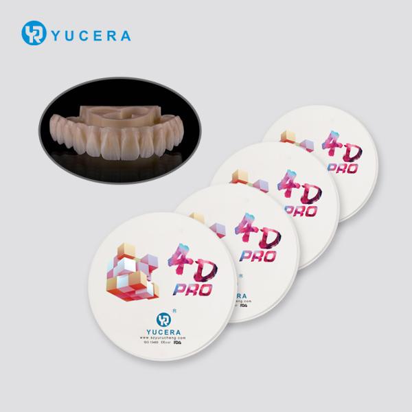 YRC 4D PRO Blocs de zirconium multicouches pour le fraisage dentaire CAD CAM