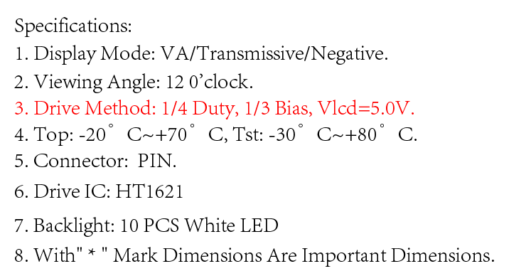 Shenzhen Made VA Segment LCD Display Module Segment Code Screen LCD Module Factory