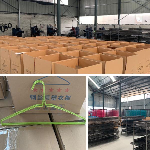 High Strength Steel Wire Shirt Hangers Eco Friendly Durable For Laundry Store