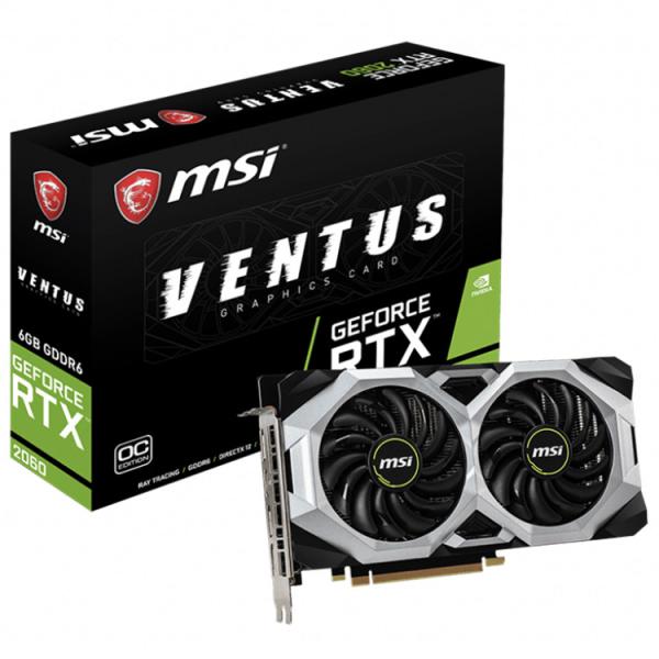OverClocking 1408 GPU Graphic Card MSI NVIDIA RTX 2060 OC Gaming Z 6G GDDR6 192Bit G SYNC