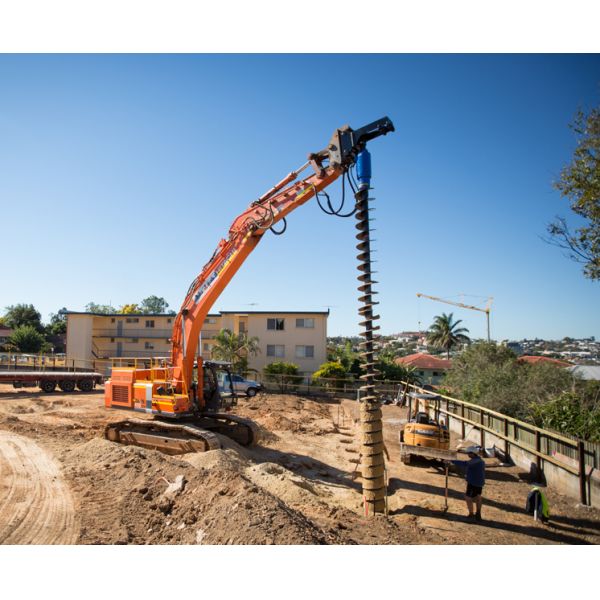 Hydraulic Earth Auger Mini Excavator Earth Auger Drilling Machine