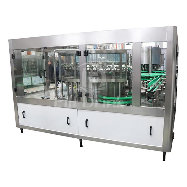 20000B/H Juice Bottle Filling Machine Juice Bottling Equipment With Motor Conveyor