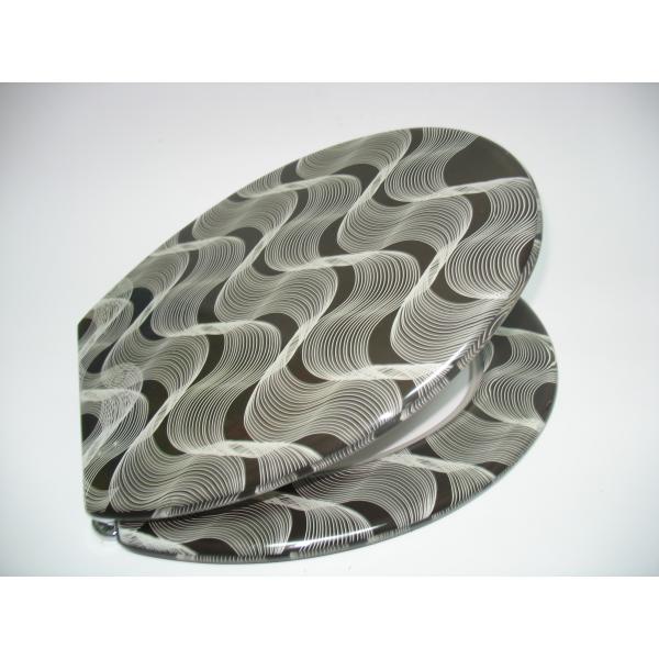 polyresin toilet seat cover,zinc alloy hinge,S/S hinge,soft close hinge,MDF,PVC
