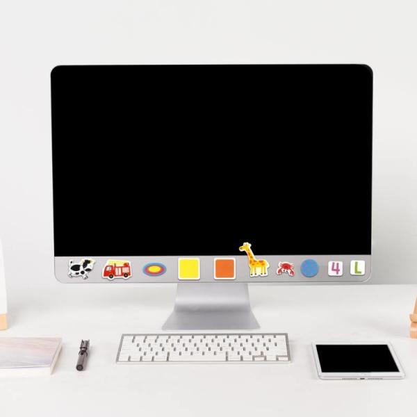 Removable Custom Silicone Stickers Kids Early Learning Stickers Modern Teacher Aids