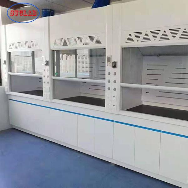 Emanações fortes de aço completas Eco-amigáveis Hood Specifications do laboratório da resistência química do OEM