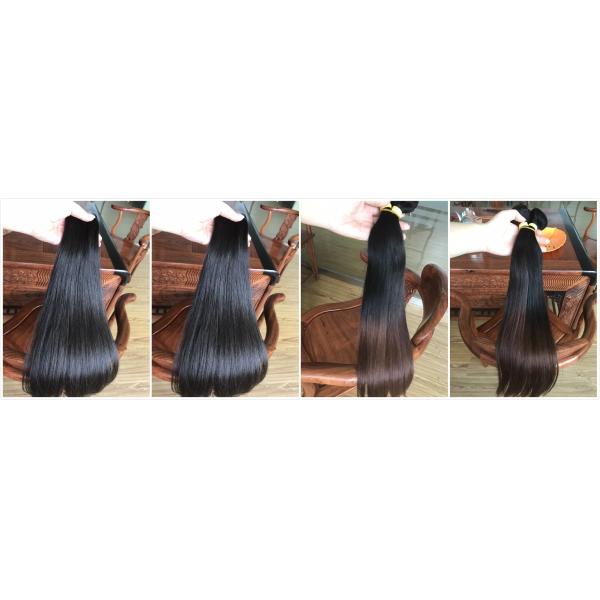 Silky Straight Double Drawn Human Hair 10