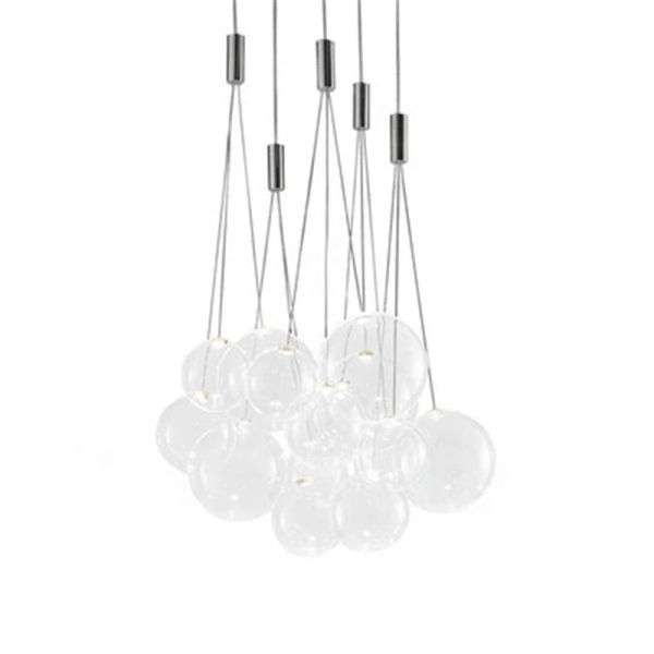 Royal Glass Ball Pendant Lamp Burst Multi-Light Pendant（WH-AP-608）
