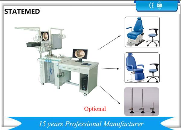 Double Single Station ENT Treatment Unit For Ears / Nose Surgery 1655 * 730 * 885mm