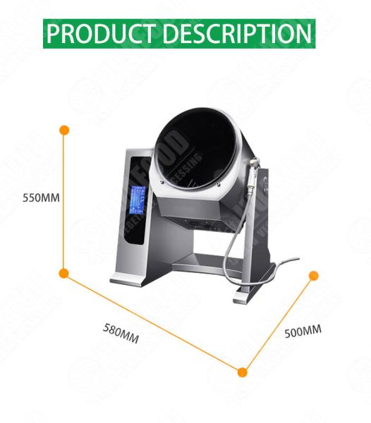 Multifunctional Restaurant Electric Cooking Robot Rotating Fried Rice Robot Cooker