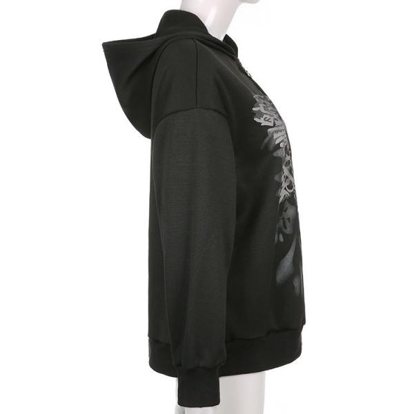 Low Moq Clothing Manufacturer Women'S 100% Polyester Fleece Zip Up Long Sleeve Hoodies