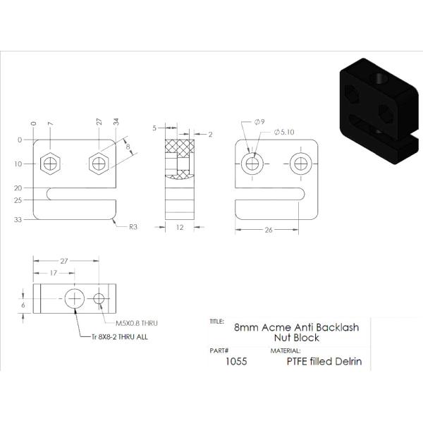 T8 Screw 3D Printer Accessories