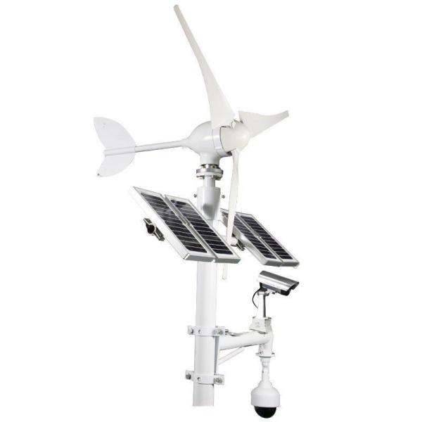 300W 600W スマート風太陽光ハイブリッド 省エネ LEDストリートライト 外壁太陽光照明 CCTVカメラ 4G 5G