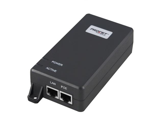 60W 10G PoE Injector 1100mA 10/100/1000Mbps