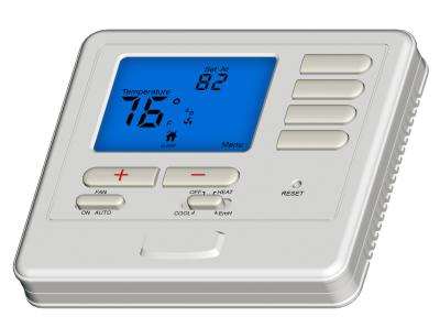 Calor não programável 1 do termostato 2 do aquecimento e do condicionamento de ar fresco