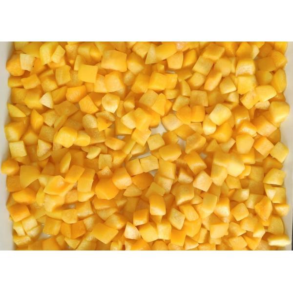 Сладкие питательные законсервированные Diced персики в сиропе