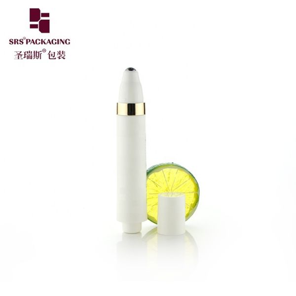 Wholesale Custom Colored Roller Bottle With Stainless Steel Ball 10ml Airless Bottle With Roll on Applicator