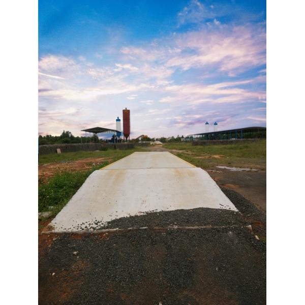 Electronic Digital Industrial Truck Scales Semi Truck Purple Horn 3*12m 50 Ton U Beam Structure