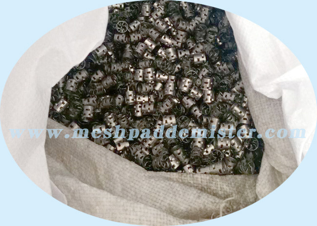 Упаковка башни кольца 25mm завесы металла Iso Ss316l 904l пропуска случайная