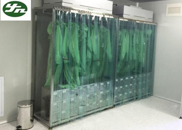 Os SS o armário do vestuário do quarto desinfetado, vestem o armário do armazenamento para a fábrica farmacêutica