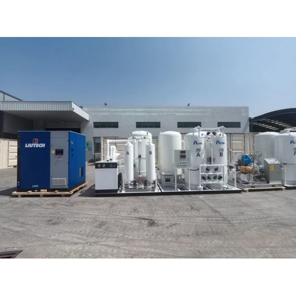 Reliable PSA Medical Oxygen Generator System 93%±3% for Hospital Central Gas Supply High Efficiency Oxygen Generating Plant