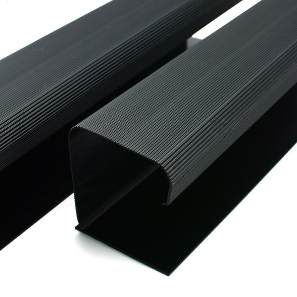 Plastic Cable Management System PVC Conduit Pipe Profiles Customized