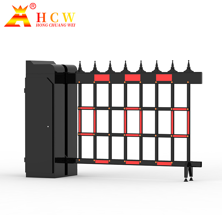 HCW KM02 Automatic Parking Folding Fence Barrier Gate IP56 6M Boom Length