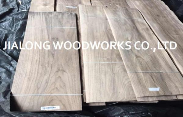 Slice Cut American Wood Flooring Veneer / Walnut Wood Veneer For Floor Surface