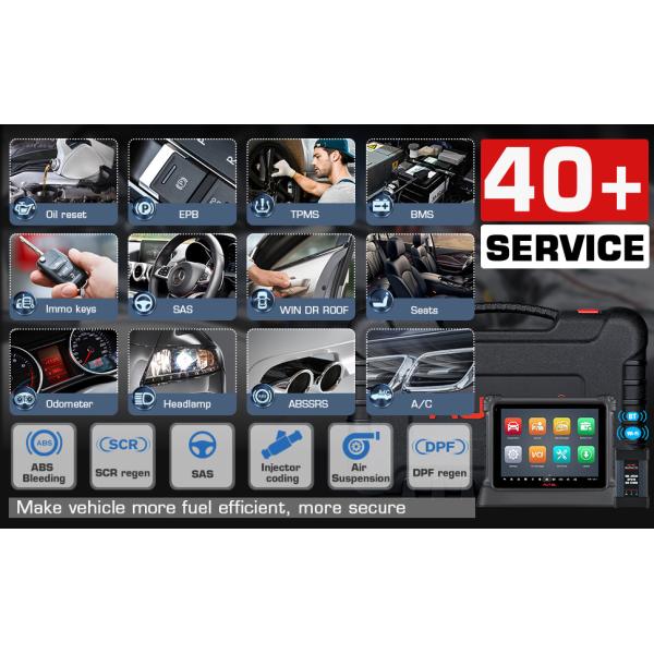 Autel MaxiCOM Ultra Lite S Автомобильный диагностический инструмент Поддержка ECU Программирование/кодирование Топология Картирование и управляемая функция