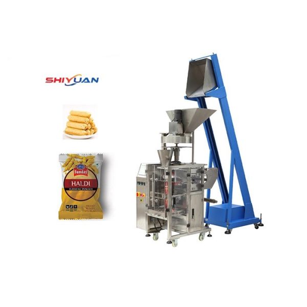 3KW Vertical Automatic Packing Machine , Almond Packaging Machine GMP Standard