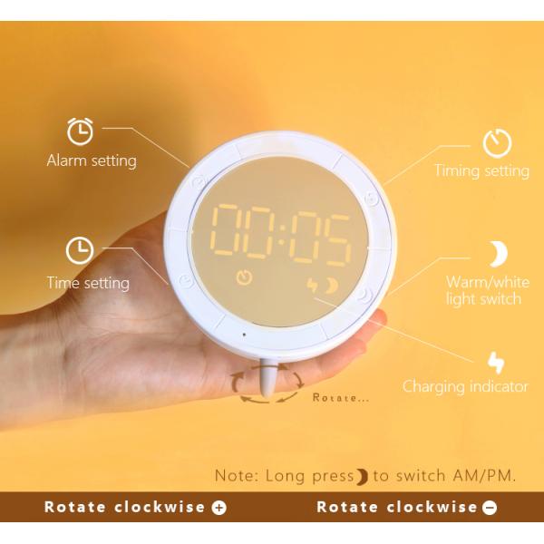 Lâmpada de brinquedo de silicone com silicone suave e 7 cores mudando