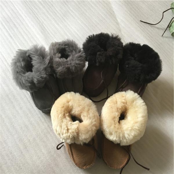 Genuine Sheepskin Baby Slippers