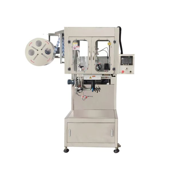 PLC Controlled Automatic Sleeve Shrink Label Machine for Plastic Bottles